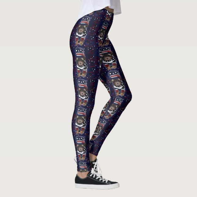 Yorkie Poo Leggings (Right)