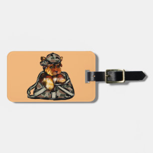 YORKIE POO LUGGAGE TAG