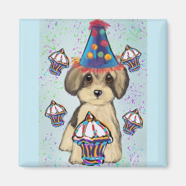 Yorkie Poo Magnet (Front)