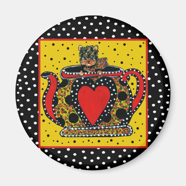 Yorkie Poo Magnet (Front)