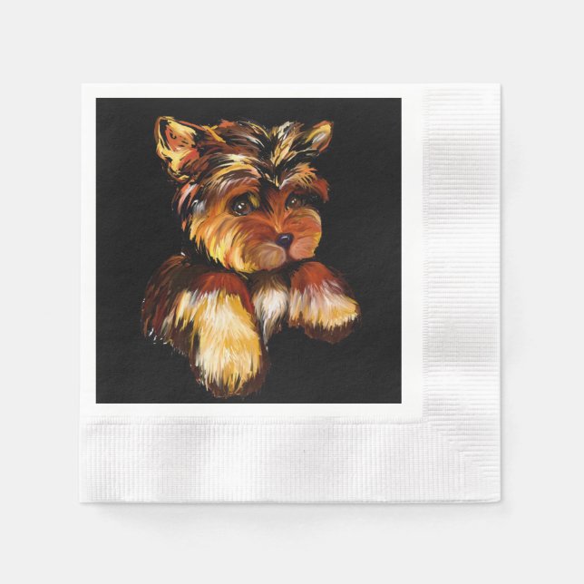 YORKIE POO NAPKIN (Front)