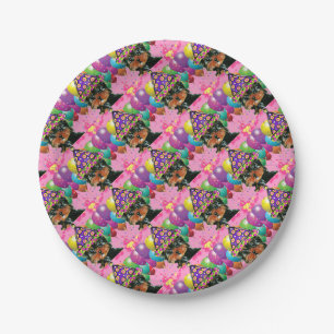 Yorkie Poo Party Dog Paper Plate