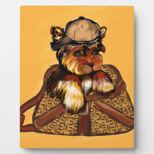 YORKIE POO PLAQUE