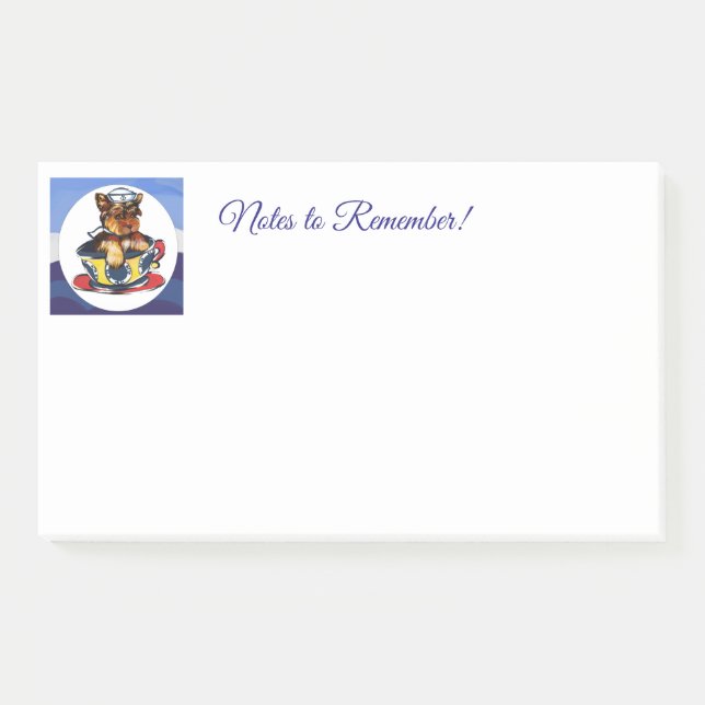 Yorkie Poo Post-it Notes (Front)