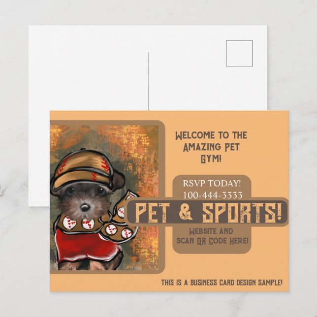 Yorkie Poo  Postcard (Front/Back)