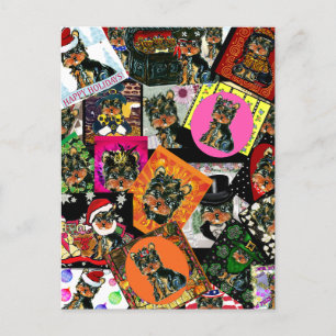 YORKIE POO POSTCARD