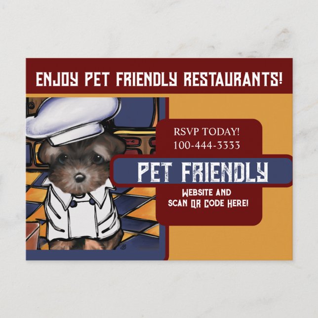 Yorkie Poo  Postcard (Front)