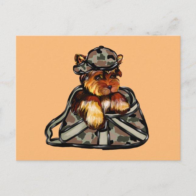 YORKIE POO POSTCARD (Front)