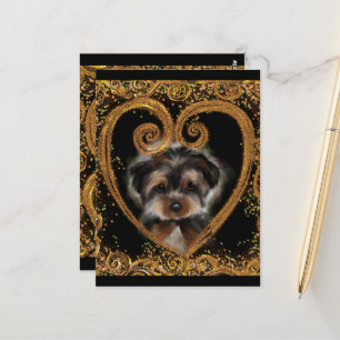 Yorkie Poo Postcard