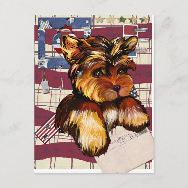 YORKIE POO POSTCARD (Front)