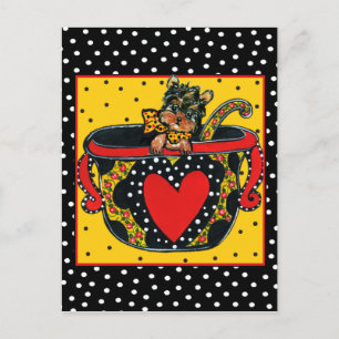 Yorkie Poo Postcard