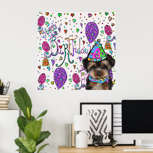 Yorkie Poo Poster