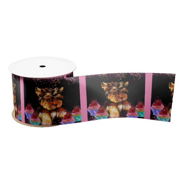 Yorkie Poo Satin Ribbon (Spool)
