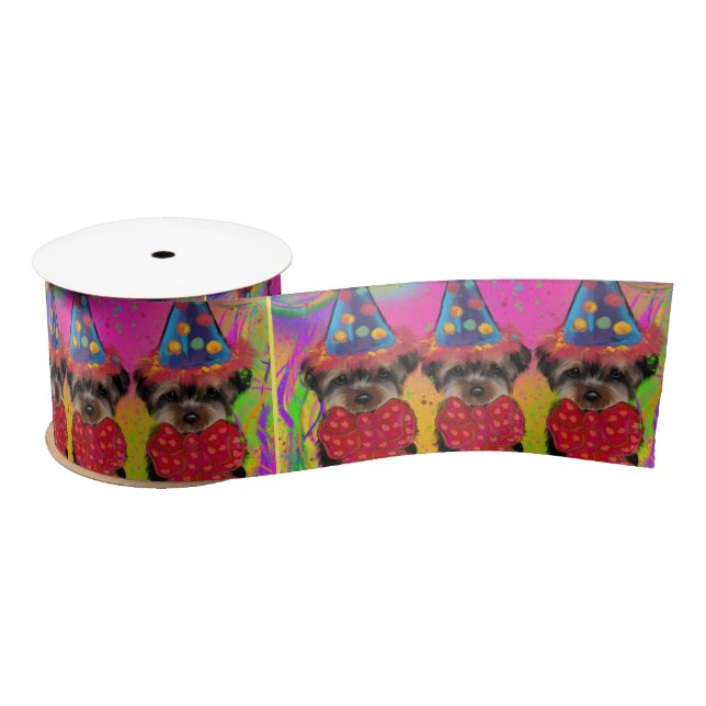 Yorkie Poo Satin Ribbon (Spool)