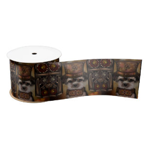 Yorkie Poo Satin Ribbon