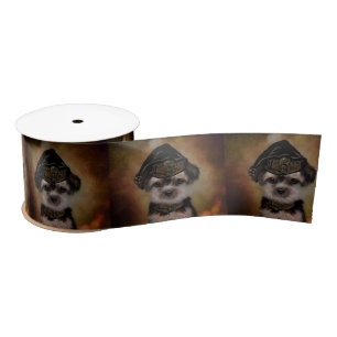 Yorkie Poo Satin Ribbon