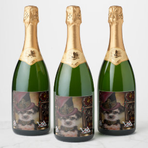 Yorkie Poo Sparkling Wine Label