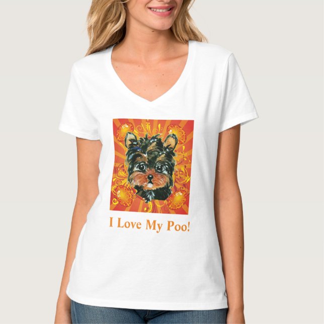 YORKIE POO T-Shirt (Front)