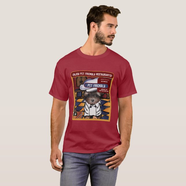 Yorkie Poo  T-Shirt (Front Full)