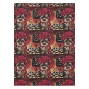 YORKIE POO TABLECLOTH
