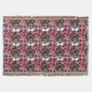 Yorkie Poo Throw Blanket