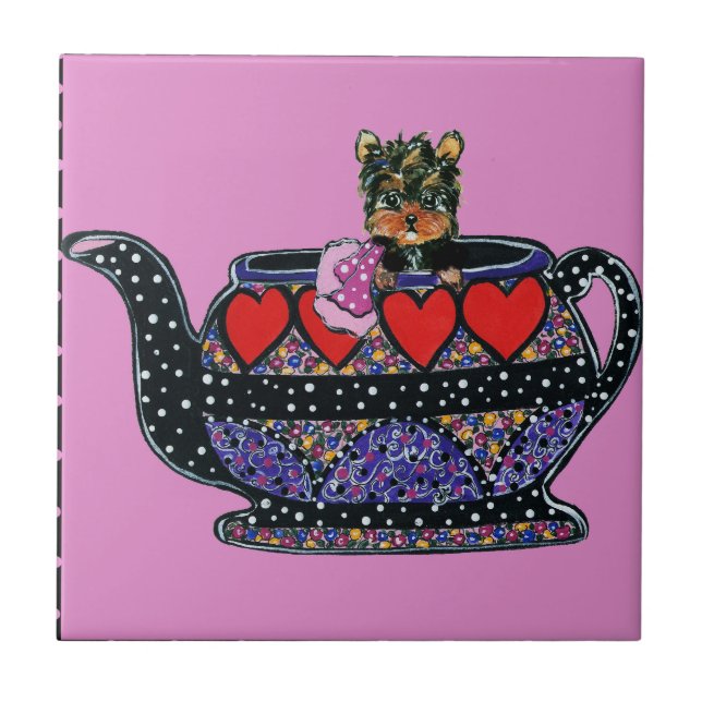 Yorkie Poo Tile (Front)