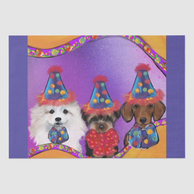 Yorkie Poo  Tissue Paper (Front)