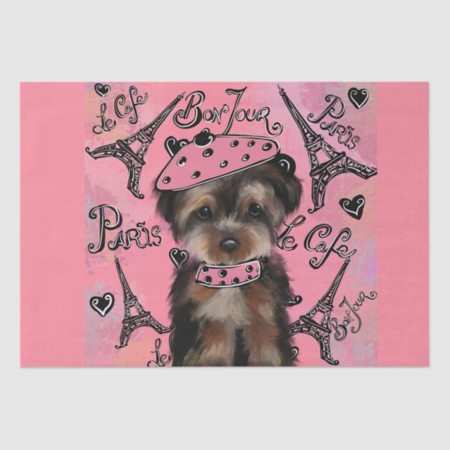 YORKIE POO            TISSUE PAPER (Front)