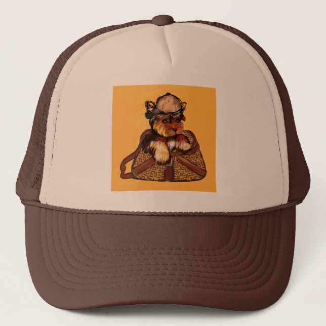 YORKIE POO TRUCKER HAT (Front)