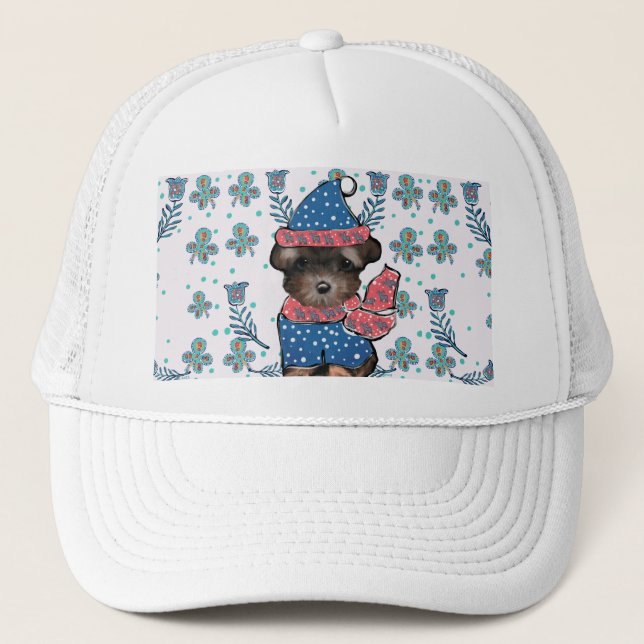 Yorkie Poo  Trucker Hat (Front)