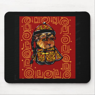 Yorkie Poo Year of the Dog Mouse Pad