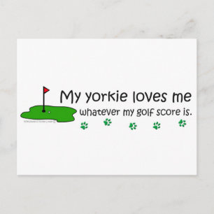 Yorkie Postcard