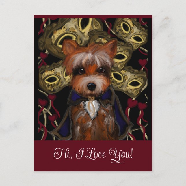 Yorkie     postcard (Front)