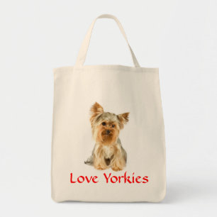 Yorkie Puppy Dog Gift Cute Yorkshire Terrier Tote Bag