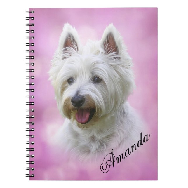 Yorkie Spiral Notebook (Front)