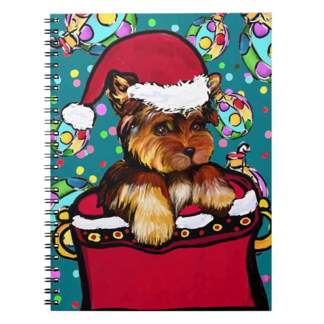 Yorkie Spiral Notebook (Front)