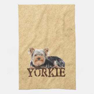 Yorkie Tea Towel