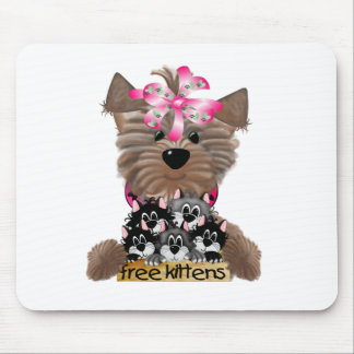 Yorkiegirl free Kittens Mouse Pad