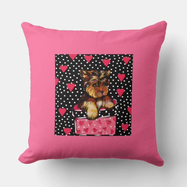 YORKIES CUSHION (Front)