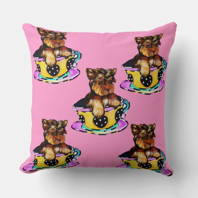 YORKIES CUSHION (Front)