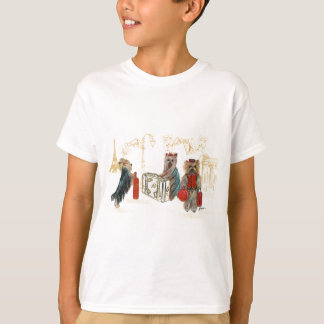 Yorkies Travelling Paris Gifts for the Family T-Shirt