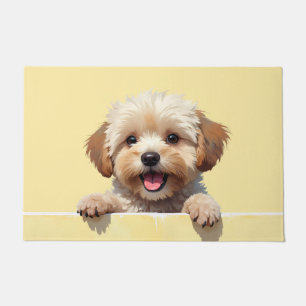 Yorkipoo Dog Doormat Art