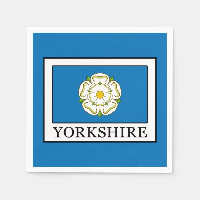 Yorkshire County England Napkin (Front)
