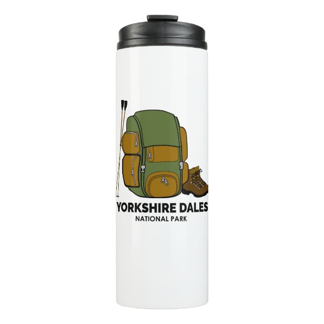 Yorkshire Dales National Park Backpack Thermal Tumbler (Front)