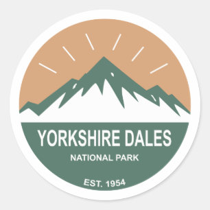 Yorkshire Dales National Park Classic Round Sticker