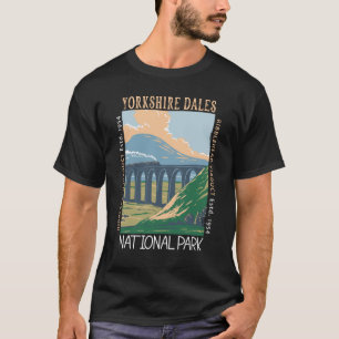 Yorkshire Dales National Park England Distressed T-Shirt