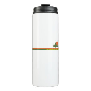 Yorkshire Dales National Park Pine Trees Sun Thermal Tumbler