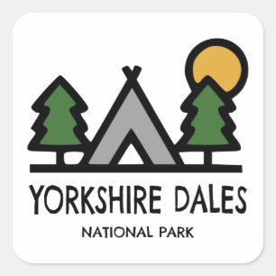 Yorkshire Dales National Park Square Sticker