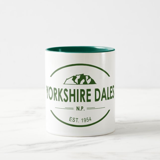 Yorkshire Dales National Park Two-Tone Coffee Mug (Center)