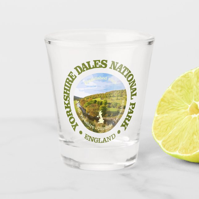 Yorkshire Dales NP Shot Glass (Front)